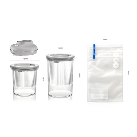 Electric Vacuum Sealed Food Storage Containers Vacuum Tank Food Vacuum Can Set