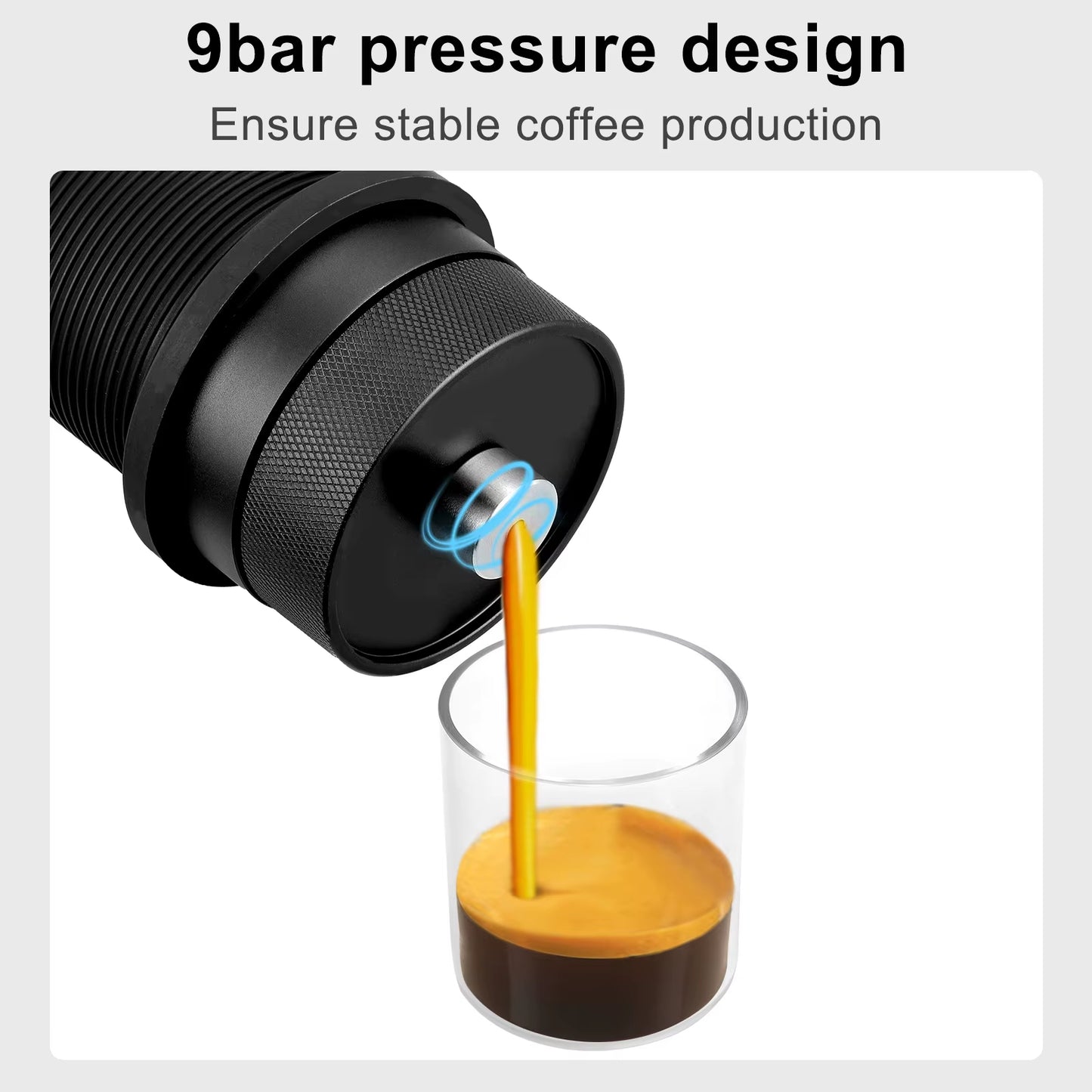 Portable Espresso Maker Manually Operated Espresso Coffee Machine